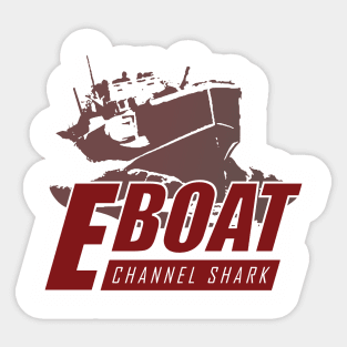 WW2 E-boat - Channel Shark Sticker